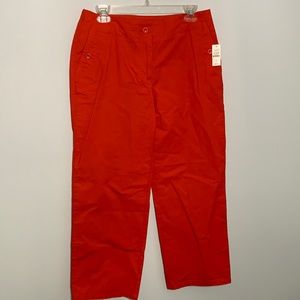 NWT Talbots Orange Capris